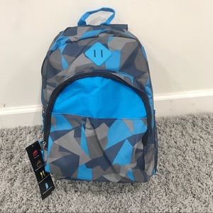 Kids Blue Camouflaged Backpack